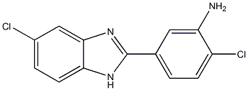 2-chloro-5-(5-chloro-1H-1,3-benzodiazol-2-yl)aniline