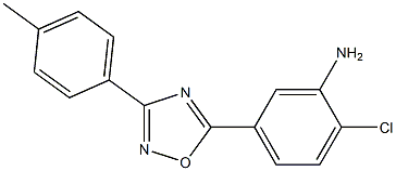 2-chloro-5-[3-(4-methylphenyl)-1,2,4-oxadiazol-5-yl]aniline