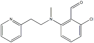 2-chloro-6-{methyl[2-(pyridin-2-yl)ethyl]amino}benzaldehyde