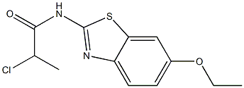 2-chloro-N-(6-ethoxy-1,3-benzothiazol-2-yl)propanamide