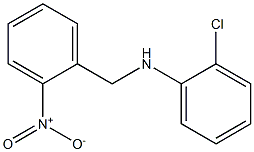 2-chloro-N-[(2-nitrophenyl)methyl]aniline Structure