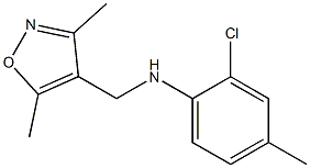 2-chloro-N-[(3,5-dimethyl-1,2-oxazol-4-yl)methyl]-4-methylaniline