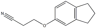 3-(2,3-dihydro-1H-inden-5-yloxy)propanenitrile
