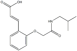 3-(2-{[(2-methylpropyl)carbamoyl]methoxy}phenyl)prop-2-enoic acid