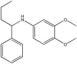 3,4-dimethoxy-N-(1-phenylbutyl)aniline