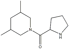 3,5-dimethyl-1-(pyrrolidin-2-ylcarbonyl)piperidine
