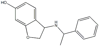 3-[(1-phenylethyl)amino]-2,3-dihydro-1-benzofuran-6-ol