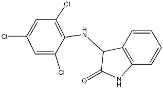 3-[(2,4,6-trichlorophenyl)amino]-2,3-dihydro-1H-indol-2-one|