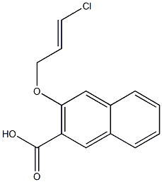 3-[(3-chloroprop-2-en-1-yl)oxy]naphthalene-2-carboxylic acid