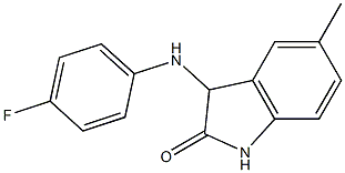 3-[(4-fluorophenyl)amino]-5-methyl-2,3-dihydro-1H-indol-2-one