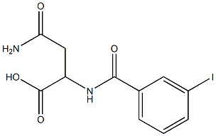 3-carbamoyl-2-[(3-iodophenyl)formamido]propanoic acid
