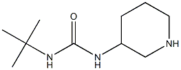 3-tert-butyl-1-piperidin-3-ylurea Structure