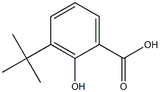 3-tert-butyl-2-hydroxybenzoic acid Struktur