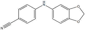 4-(2H-1,3-benzodioxol-5-ylamino)benzonitrile
