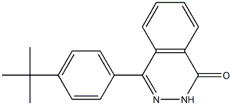4-(4-tert-ブチルフェニル)フタラジン-1(2H)-オン 化学構造式