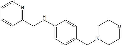 4-(morpholin-4-ylmethyl)-N-(pyridin-2-ylmethyl)aniline