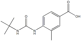 4-[(tert-butylcarbamoyl)amino]-3-methylbenzoic acid