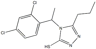 4-[1-(2,4-dichlorophenyl)ethyl]-5-propyl-4H-1,2,4-triazole-3-thiol