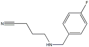 4-{[(4-fluorophenyl)methyl]amino}butanenitrile