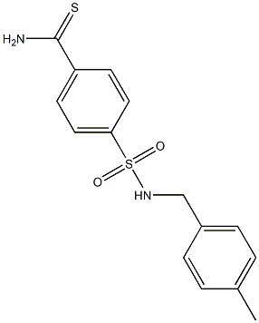 4-{[(4-methylphenyl)methyl]sulfamoyl}benzene-1-carbothioamide