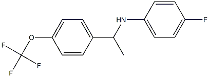 4-fluoro-N-{1-[4-(trifluoromethoxy)phenyl]ethyl}aniline