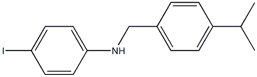 4-iodo-N-{[4-(propan-2-yl)phenyl]methyl}aniline