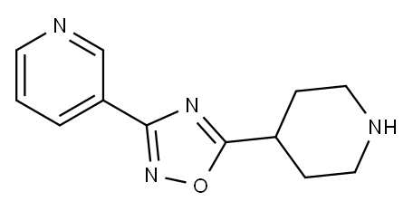 5-(piperidin-4-yl)-3-(pyridin-3-yl)-1,2,4-oxadiazole