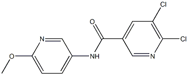5,6-dichloro-N-(6-methoxypyridin-3-yl)pyridine-3-carboxamide