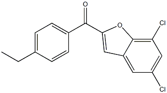 5,7-dichloro-2-[(4-ethylphenyl)carbonyl]-1-benzofuran