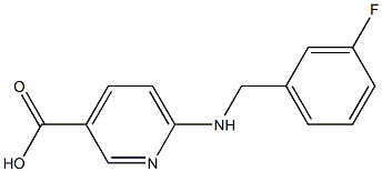 6-{[(3-fluorophenyl)methyl]amino}pyridine-3-carboxylic acid
