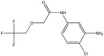 N-(3-amino-4-chlorophenyl)-2-(2,2,2-trifluoroethoxy)acetamide