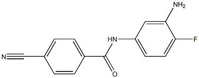 N-(3-amino-4-fluorophenyl)-4-cyanobenzamide