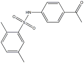 N-(4-acetylphenyl)-2,5-dimethylbenzene-1-sulfonamide