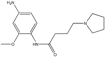 N-(4-amino-2-methoxyphenyl)-4-pyrrolidin-1-ylbutanamide