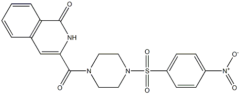1(2H)-Isoquinolinone,  3-[[4-[(4-nitrophenyl)sulfonyl]-1-piperazinyl]carbonyl]-