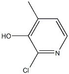 2-氯-3-羟基-4-甲基吡啶 结构式