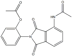 2-[4-(acetylamino)-1,3-dioxo-1,3-dihydro-2H-isoindol-2-yl]phenyl acetate