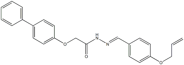 N'-[4-(allyloxy)benzylidene]-2-([1,1'-biphenyl]-4-yloxy)acetohydrazide