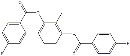 3-[(4-fluorobenzoyl)oxy]-2-methylphenyl 4-fluorobenzoate