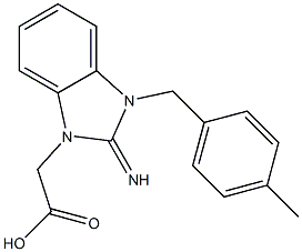 [2-imino-3-(4-methylbenzyl)-2,3-dihydro-1H-benzimidazol-1-yl]acetic acid