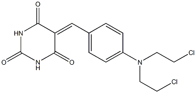 5-{4-[bis(2-chloroethyl)amino]benzylidene}-2,4,6(1H,3H,5H)-pyrimidinetrione