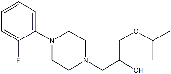 1-[4-(2-fluorophenyl)-1-piperazinyl]-3-isopropoxy-2-propanol