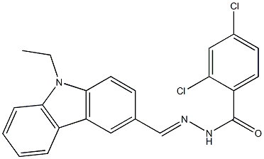2,4-dichloro-N'-[(E)-(9-ethyl-9H-carbazol-3-yl)methylidene]benzohydrazide