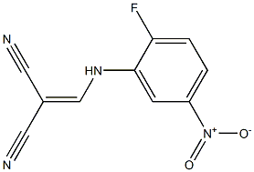2-[(2-fluoro-5-nitroanilino)methylene]malononitrile