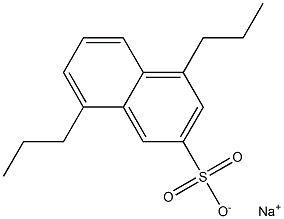 4,8-Dipropyl-2-naphthalenesulfonic acid sodium salt Structure