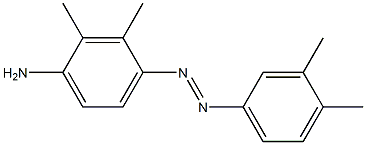 4-(3,4-キシリルアゾ)-2,3-ジメチルベンゼンアミン 化学構造式