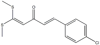 (E)-5-[4-Chlorophenyl]-1,1-bis(methylthio)-1,4-pentadien-3-one