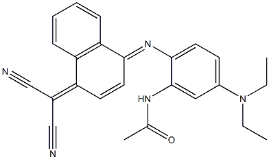 [4-[[2-(Acetylamino)-4-(diethylamino)phenyl]imino]naphthalen-1(4H)-ylidene]malononitrile