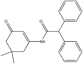 3-(Diphenylacetylamino)-5,5-dimethyl-2-cyclohexen-1-one