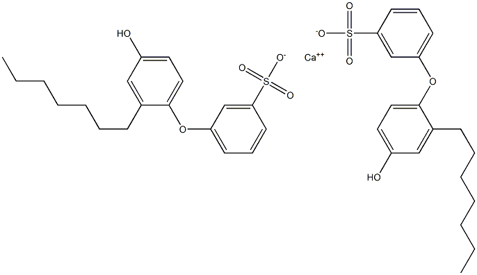 Bis(4'-hydroxy-2'-heptyl[oxybisbenzene]-3-sulfonic acid)calcium salt